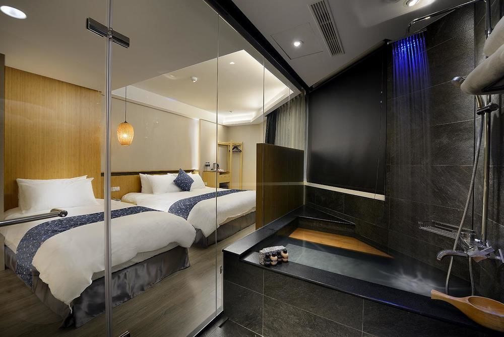 Yunoyado Onsen Hot Spring Hotel -Xinyi Branch Jiaoxi Exteriör bild